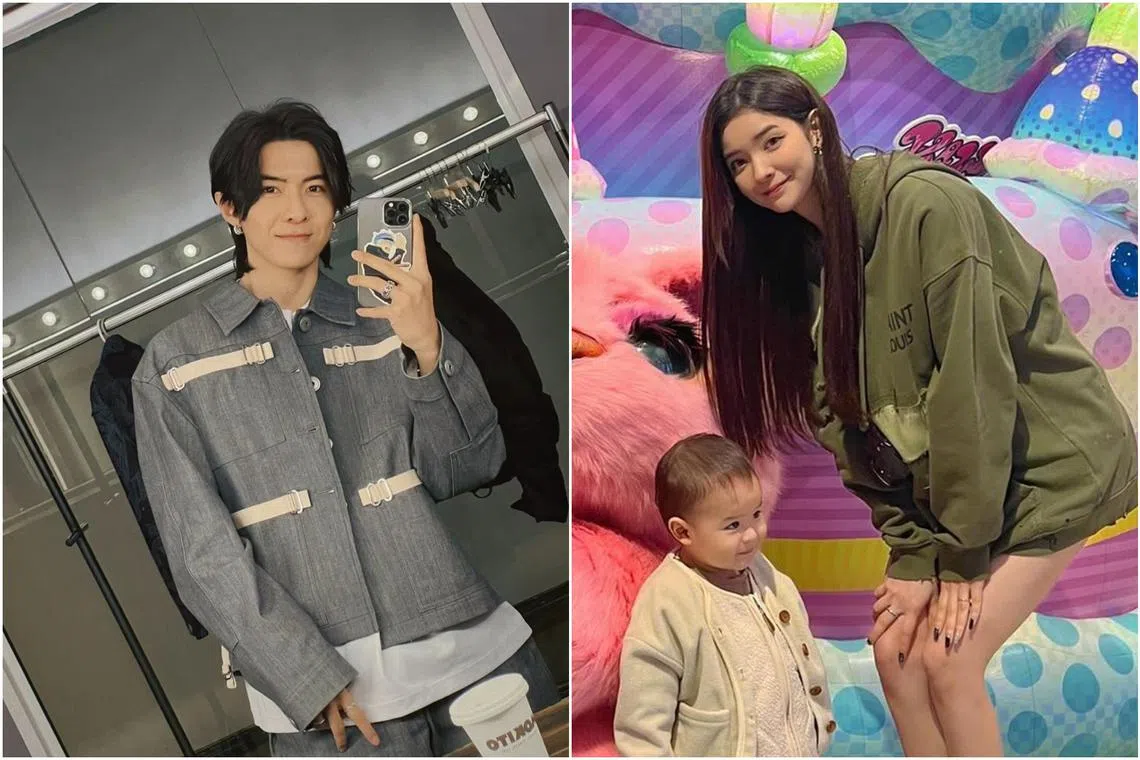 Taiwanese actor Danson Tang (left) reportedly has another son with Taiwanese-American actress Becky Su.