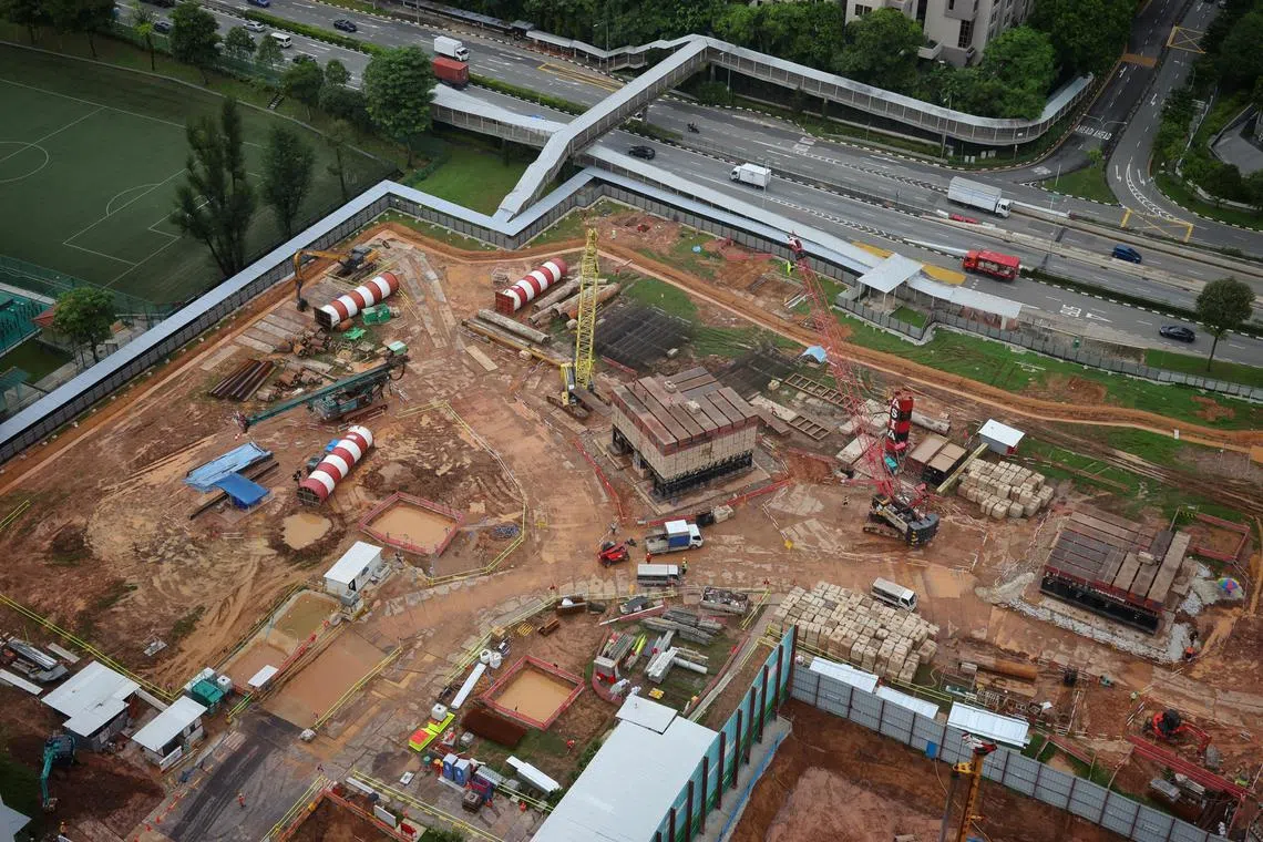 Construction works at a site in Clementi Close on Dec 13, for a 753-unit Build-To-Order project that has yet to be announced.