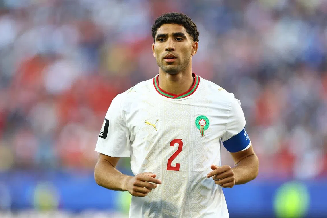 Morocco captain Achraf Hakimi was regularly booed by the crowd during his side's 1-0 win over Scotland.