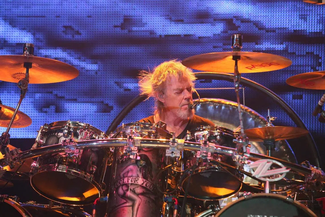 Frank Beard was the drummer of the band known for hits such as Sharp Dressed Man and Legs for 56 years. 