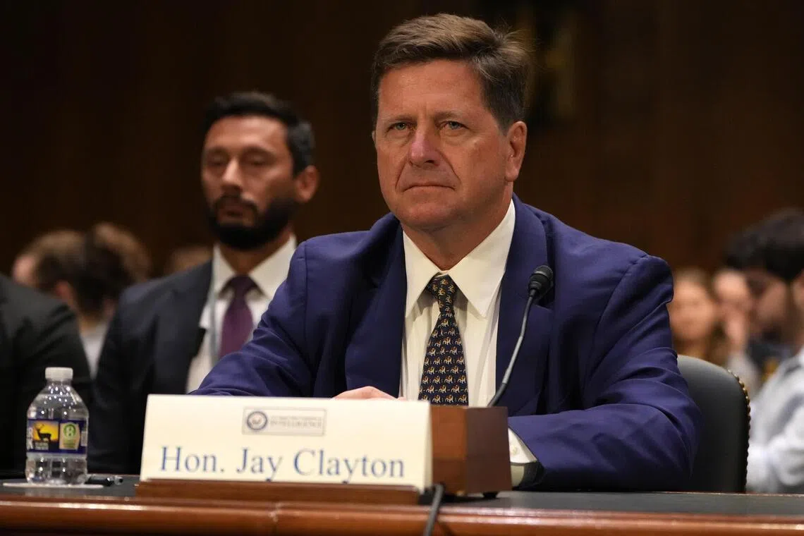 Jay Clayton’s confirmation process was dogged by controversy even before his July 15 hearing. 