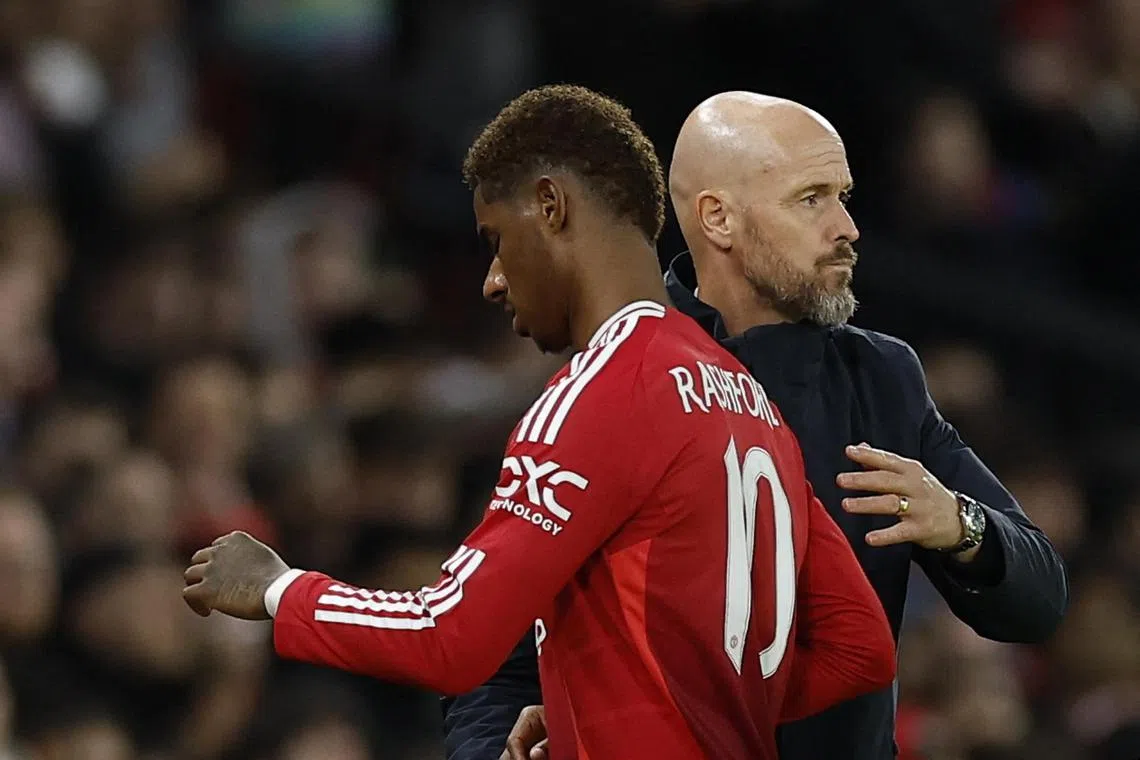 Erik Ten Hag is looking for United to rediscover their ruthless streak against Tottenham at Old Trafford on Sept 29.