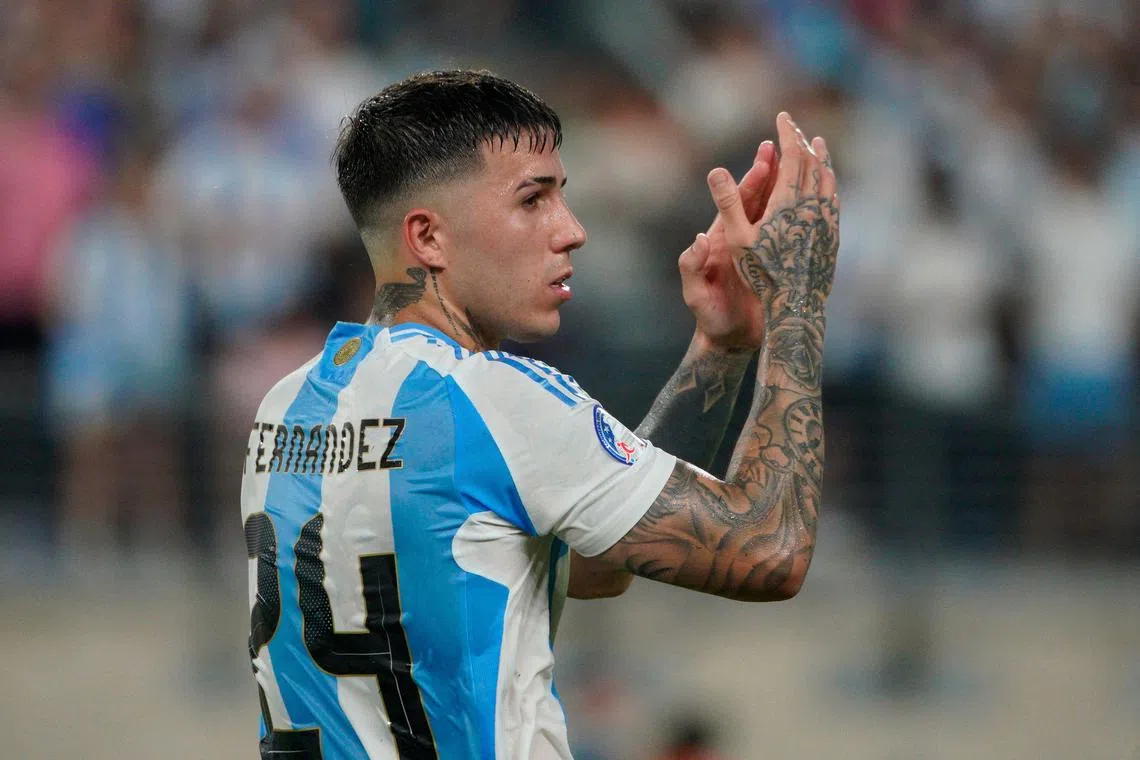 Enzo Fernandez has apologised for his video on social media that showed Argentina players celebrating their Copa America victory with a racist chant directed at their French counterparts.