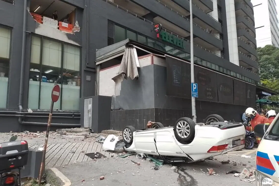 The city’s Fire and Rescue Department said that two fire engines, an emergency medical rescue services vehicle and 15 personnel were dispatched to the scene.