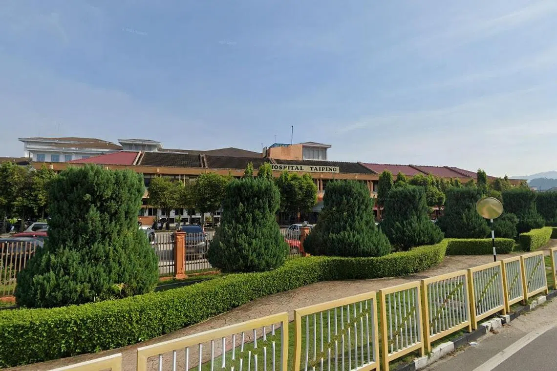 The woman sent the baby to Taiping Hospital, where she tested positive for methamphetamine and amphetamine.