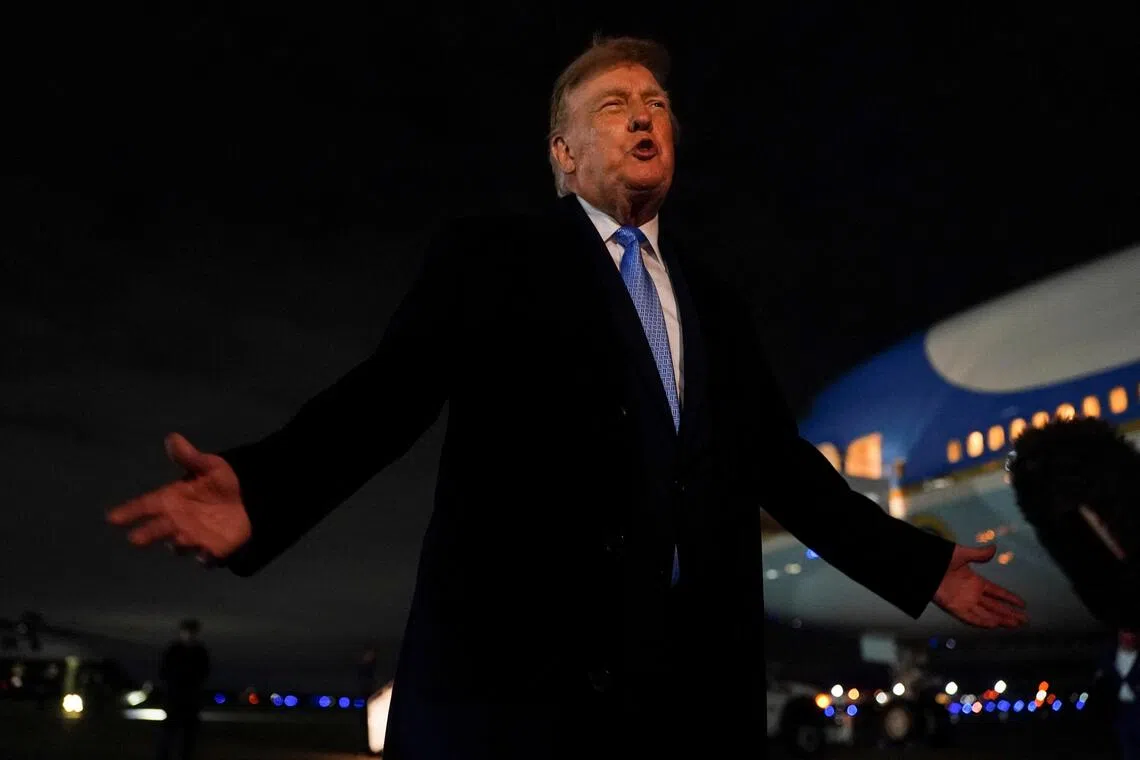 Trump denies offering to sell arms to China’s Xi