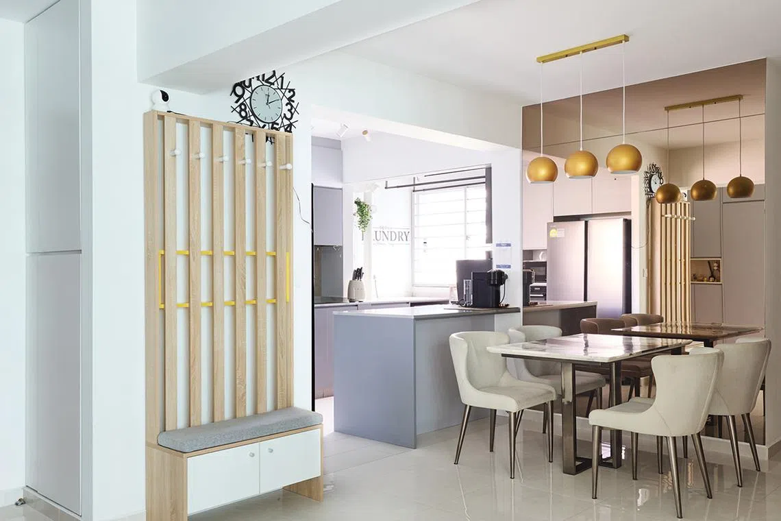 This practical three-generation family home focuses on storage solutions.