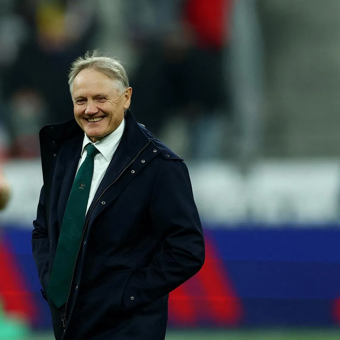 Rugby Union - Autumn Internationals - France v Australia - Stade de France, Saint-Denis, France - November 22, 2025 Australia head coach Joe Schmidt before the match REUTERS/Gonzalo Fuentes