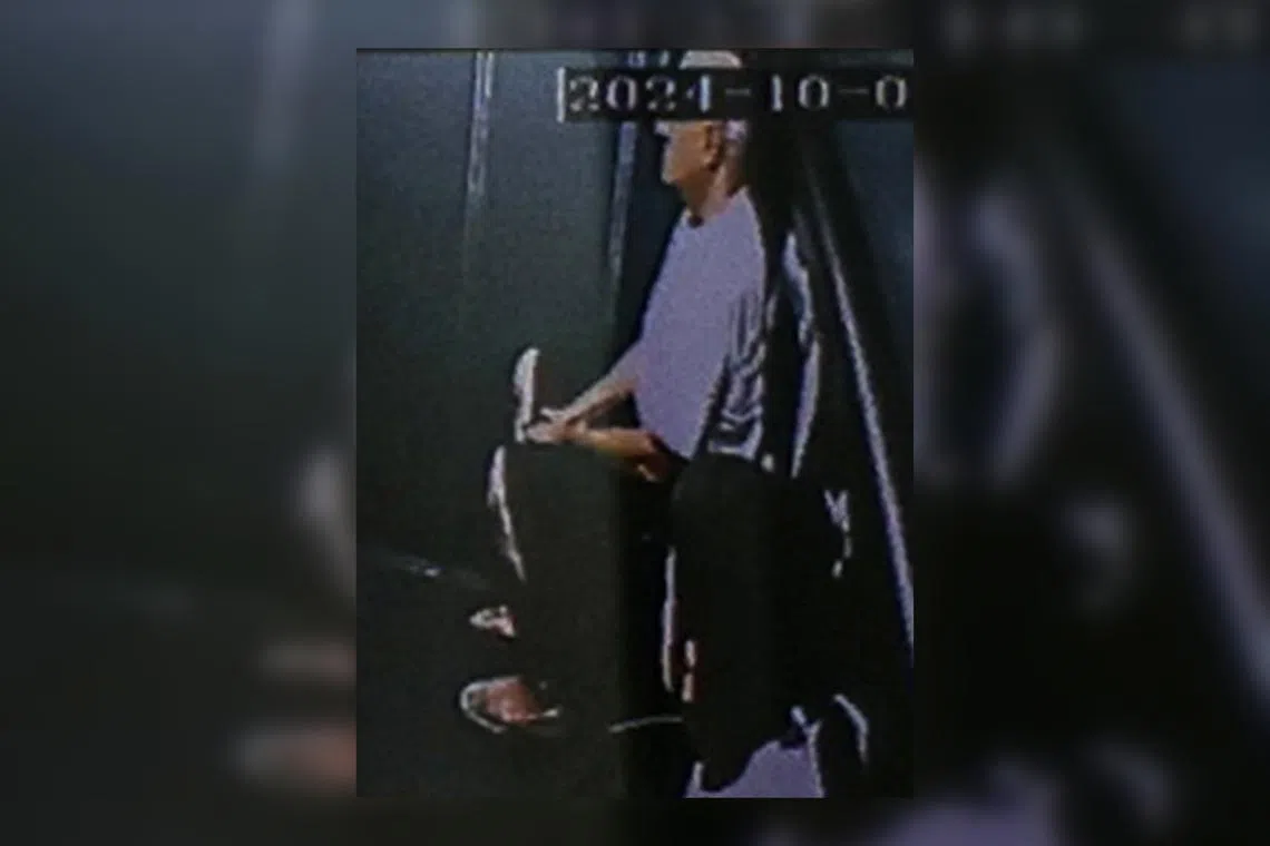 Former transport minister S. Iswaran in a prison van leaving the State Courts on Oct 7.