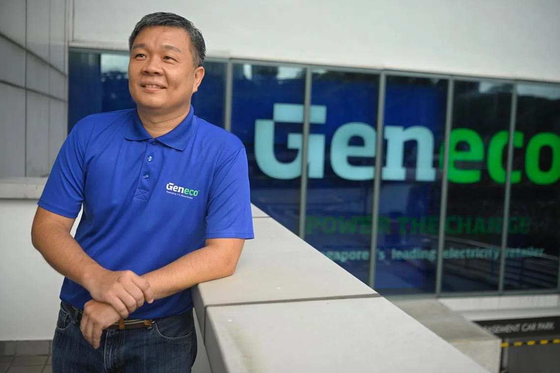 ST20230120_202379269547 Mark Cheong/ lppower01/ Geneco CEO Lim Han Kwang pictured on Jan 20, 2023.