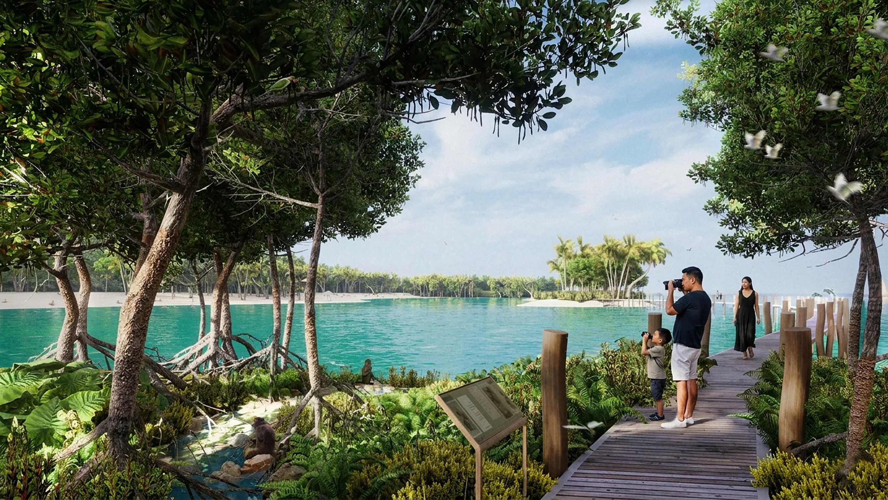 The 3km stretch of beaches in Sentosa will get a facelift.