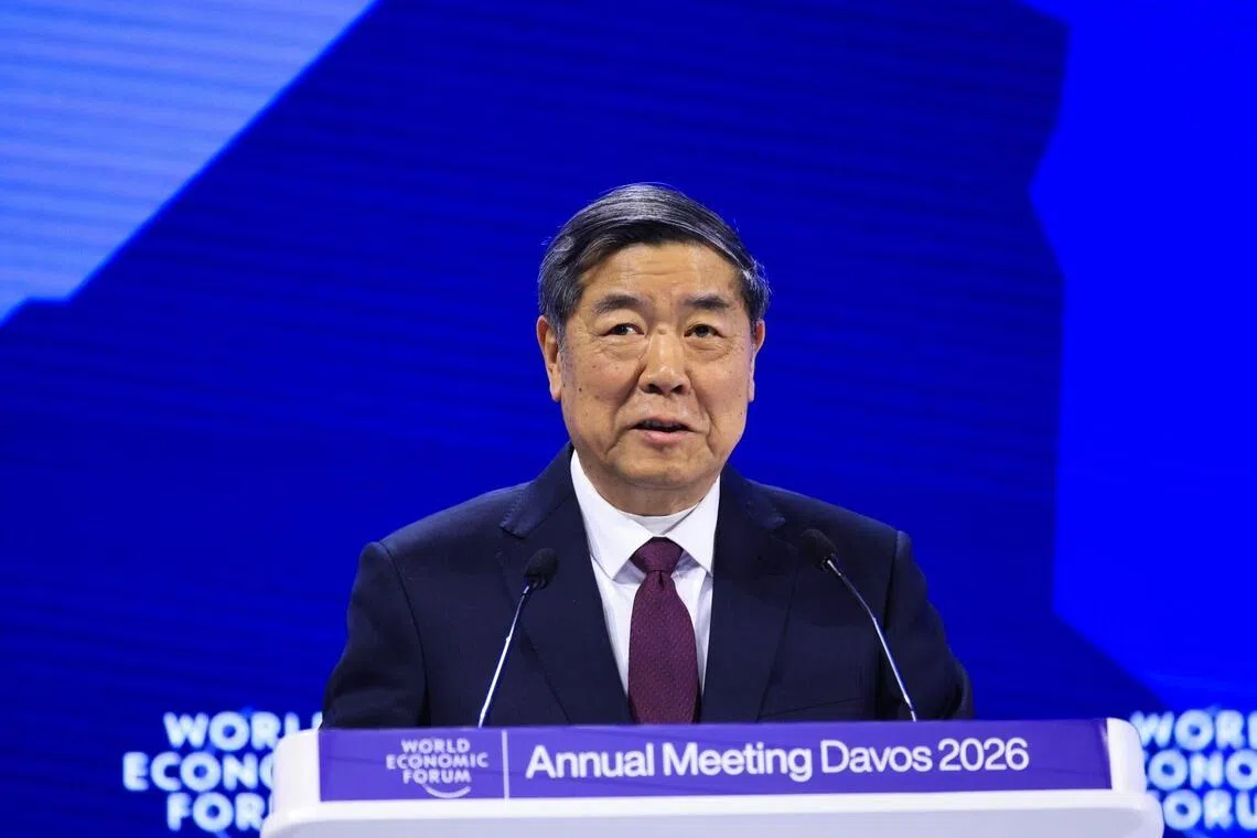 Beijing sent Vice-Premier He Lifeng to 2026’s World Economic Forum annual meeting in the Swiss mountain resort.
