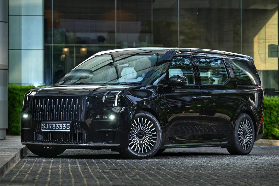 Premium designs: Zeekr 009 looks sophisticated with classy metallic touches. 