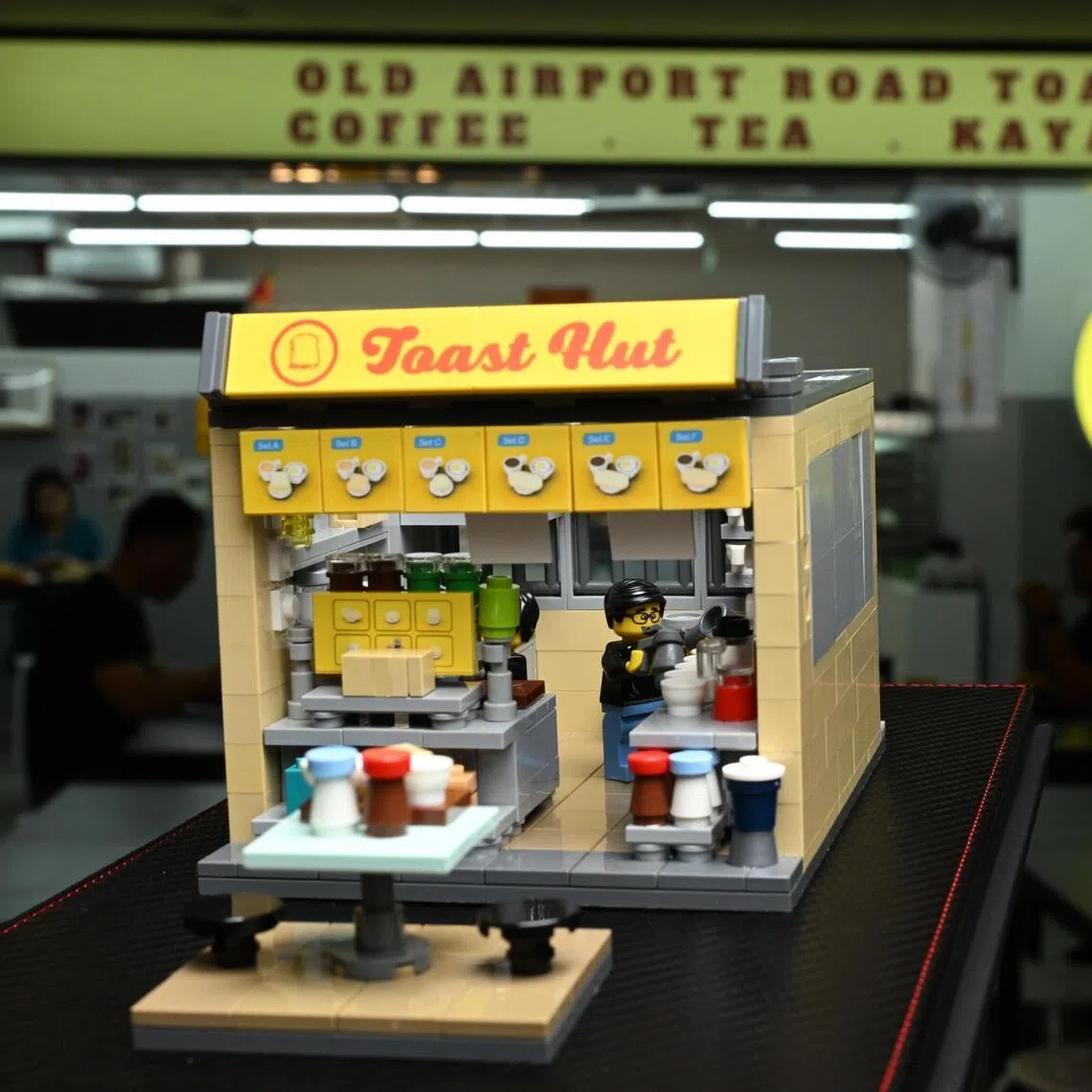 The replica of Toast Hut includes owner Melvin Soh's late mother.