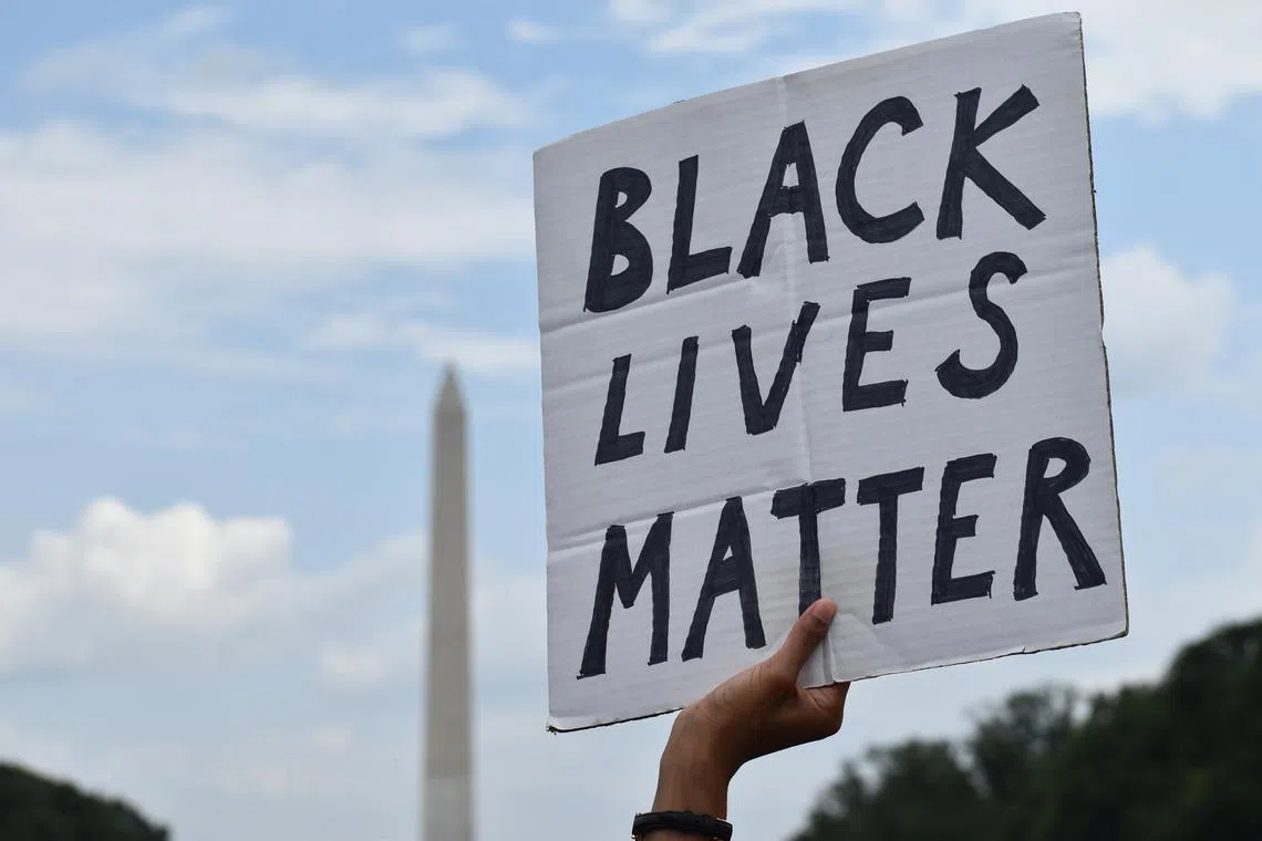 Hundreds of protesters marched to the house where Ralph Yarl was shot chanting “Black Lives Matter”.