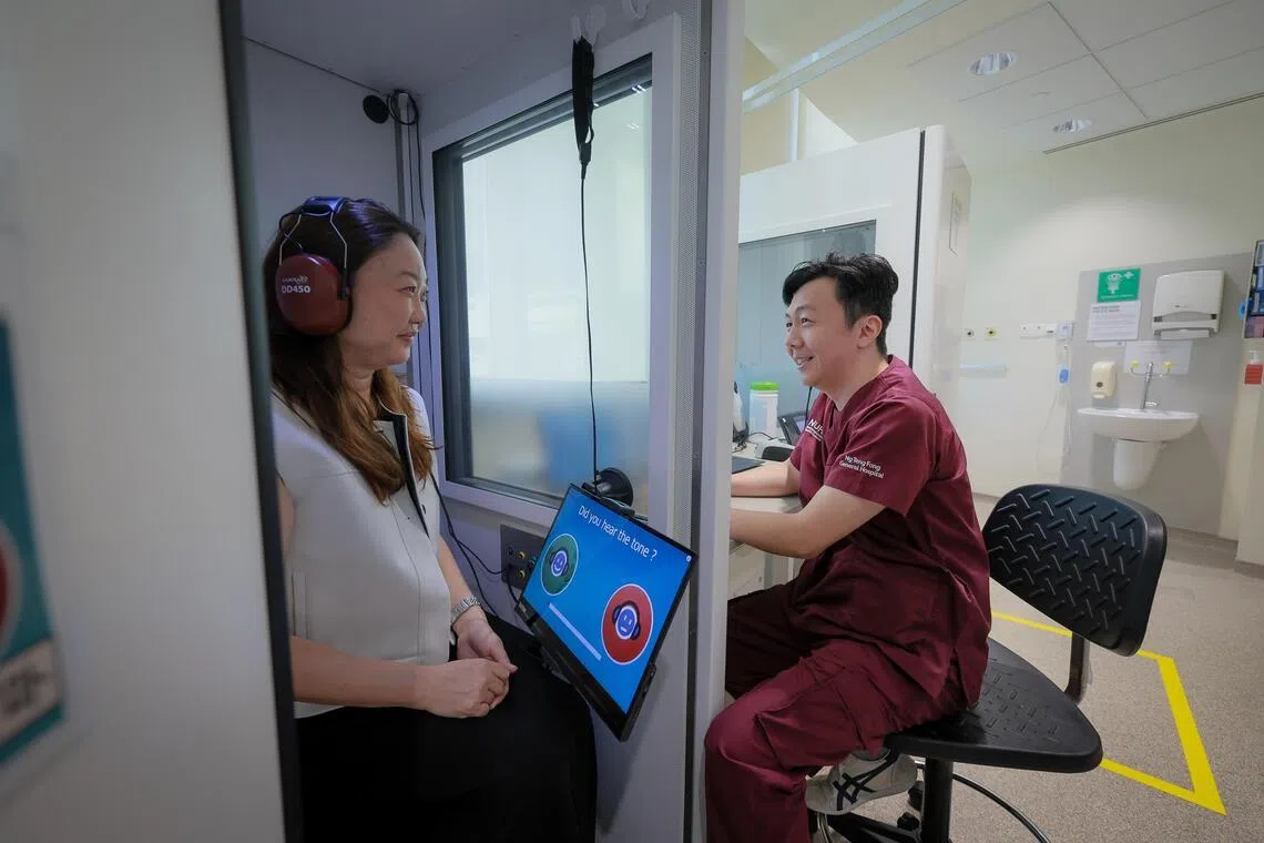 Ng Teng Fong General Hospital’s new audiometry booths cut the wait for hearing tests in half