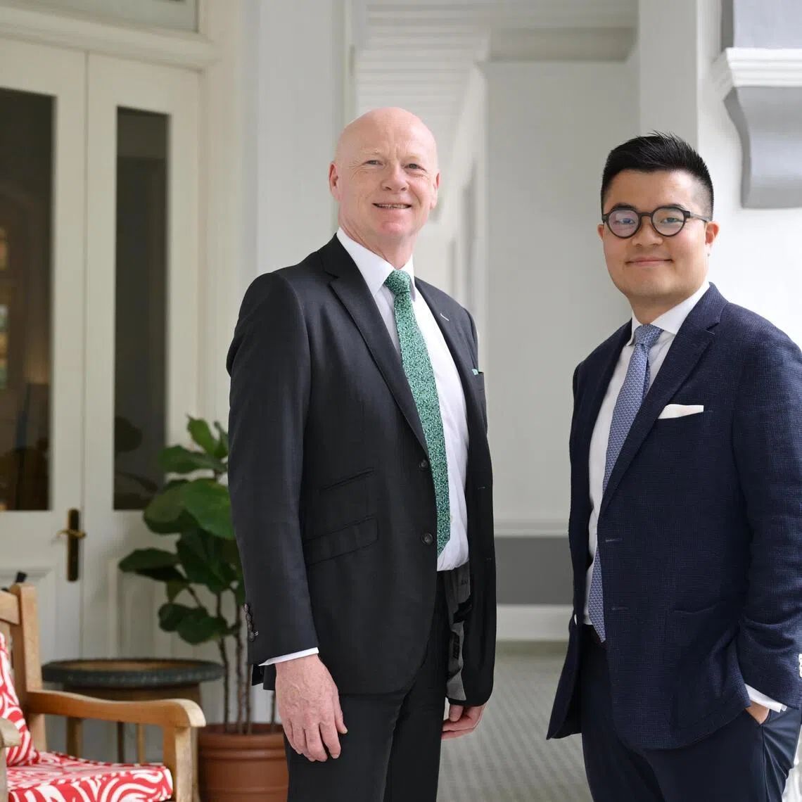 Gordon Farquhar (L),  International Managing Director, Holland & Barrett and Andrew Wong, Health & Beauty CEO, DFI.