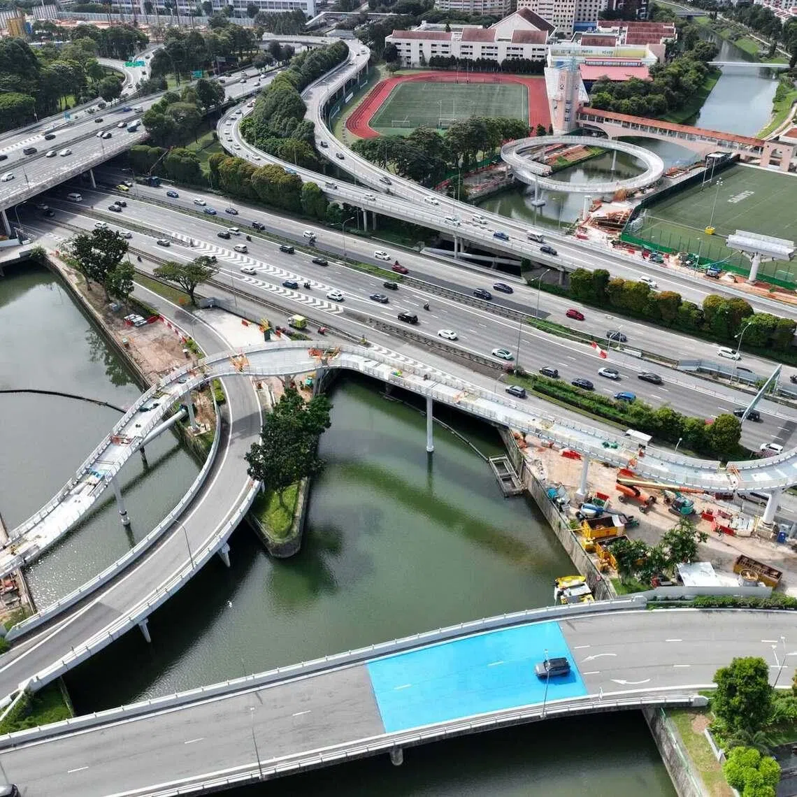 The bridge is the final link for the Bishan-to-City Links project that seeks to create a continuous 10km green route from Bishan to the city.