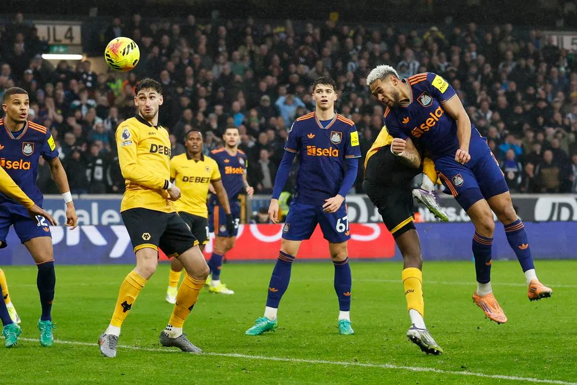 Bottom side Wolves hold Newcastle to draw to extend unbeaten run