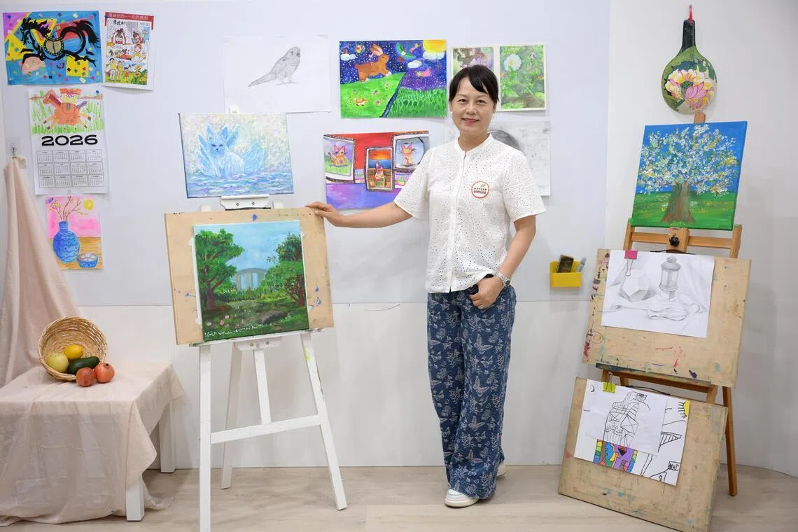 Art teacher Li Dongmei, founder of Moyuan Culture Education Centre, which offers art and DSA preparatory classes.