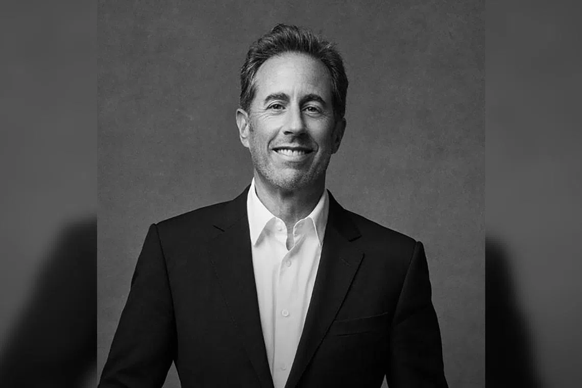 American actor-comedian Jerry Seinfeld’s June 14 show at the Singapore Indoor Stadium will be his only stop in Asia.
