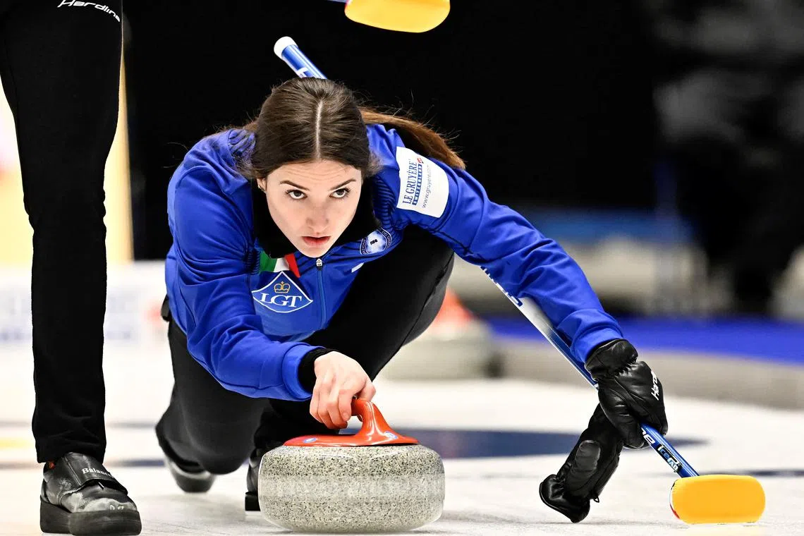 Italy's Stefania Constantini will defend her mixed doubles curling gold medal at the 2026 Winter Olympics.
