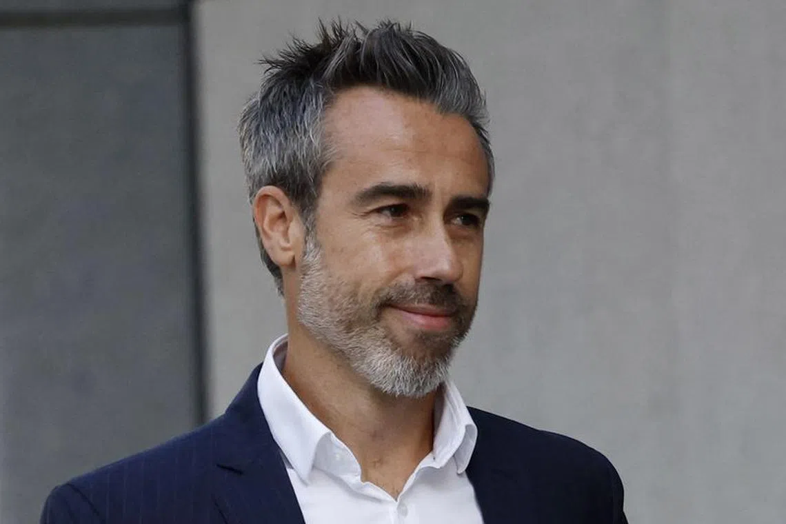 FILE PHOTO: Soccer Football - Former Spain squad women's coach Jorge Vilda to appear in court - Spanish National Court, Madrid, Spain - October 10, 2023 Former Spain women's coach Jorge Vilda arrives at court REUTERS/Juan Medina/File Photo