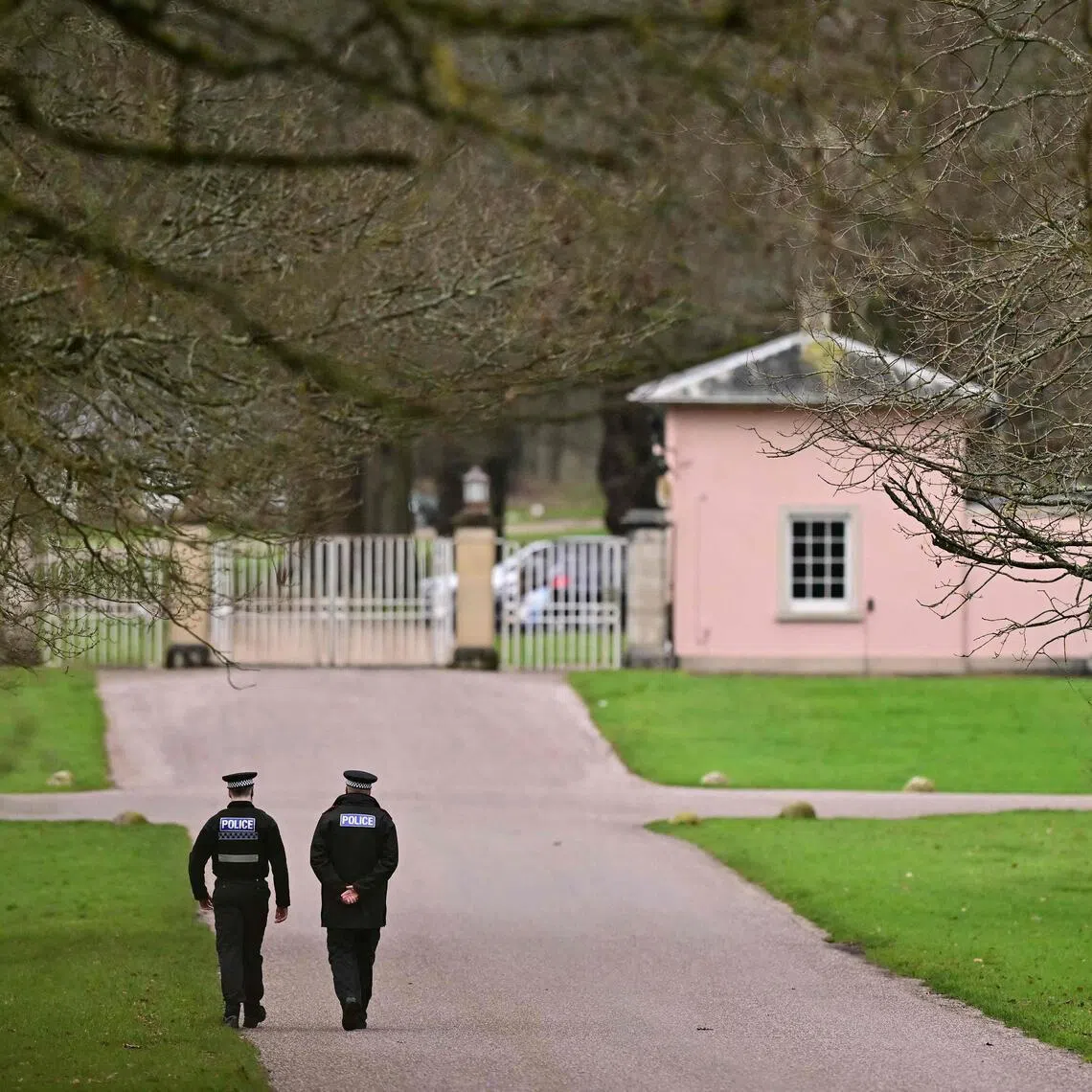 Britain's disgraced former prince Andrew lived until recently in the Royal Lodge (above) on the royal family’s Windsor estate near London.