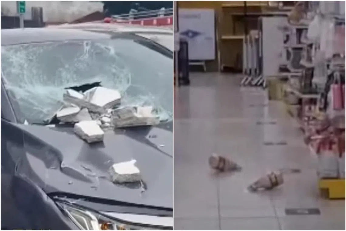 The quake hit just after midday about 30km off the coast of Hualien County at a shallow depth of six kilometres.