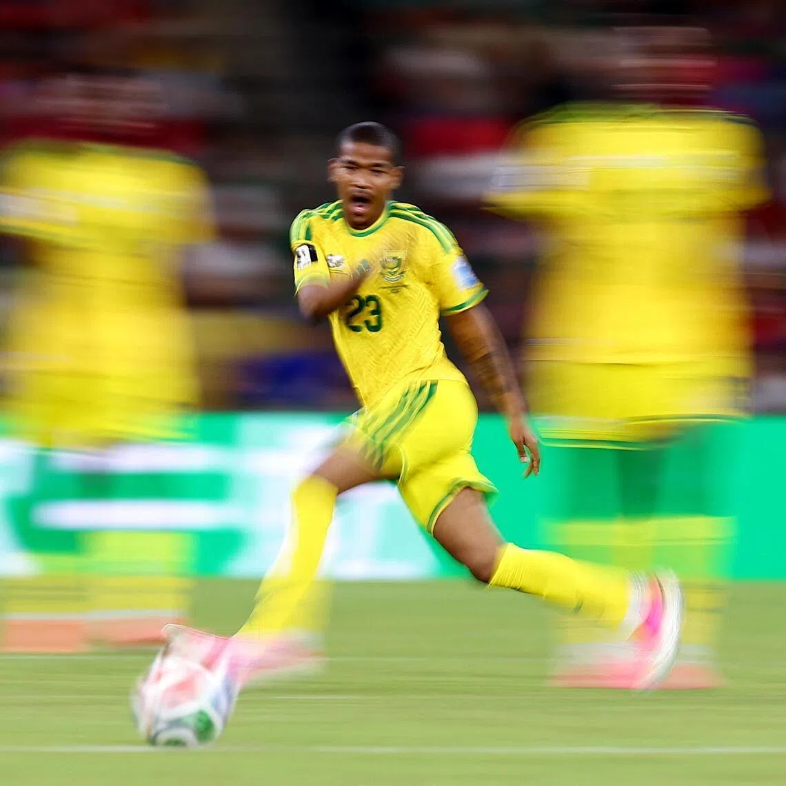 Jayden Adams in action during the World Cup match against South Korea. The cause of his death on July 11 has not been revealed.