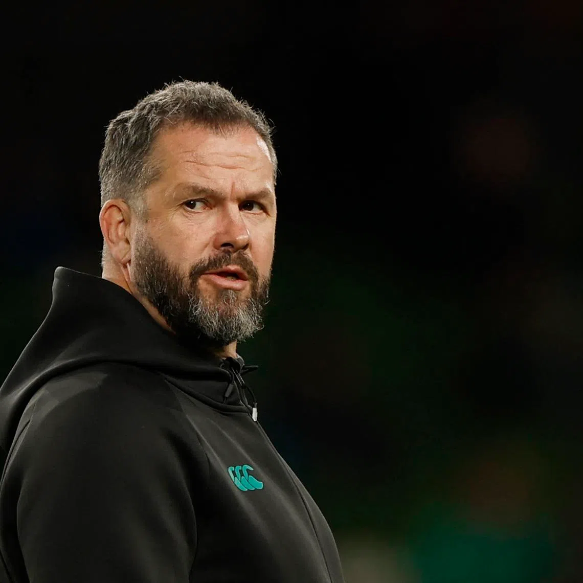 Rugby Union - Six Nations Championship - Ireland v Wales - Aviva Stadium, Dublin, Ireland - March 6, 2026 Ireland head coach Andy Farrell during the warm up before the match REUTERS/Clodagh Kilcoyne