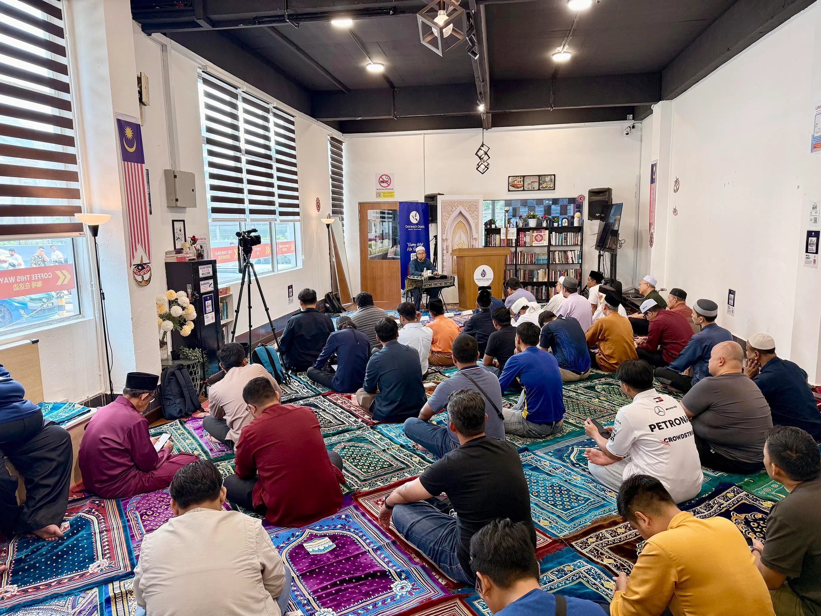 Outreach Oasis at No. 1, Jalan Bukit Bintang on June 19 became the first officially endorsed venue for Friday prayers in the Malaysian capital’s best-known entertainment district.