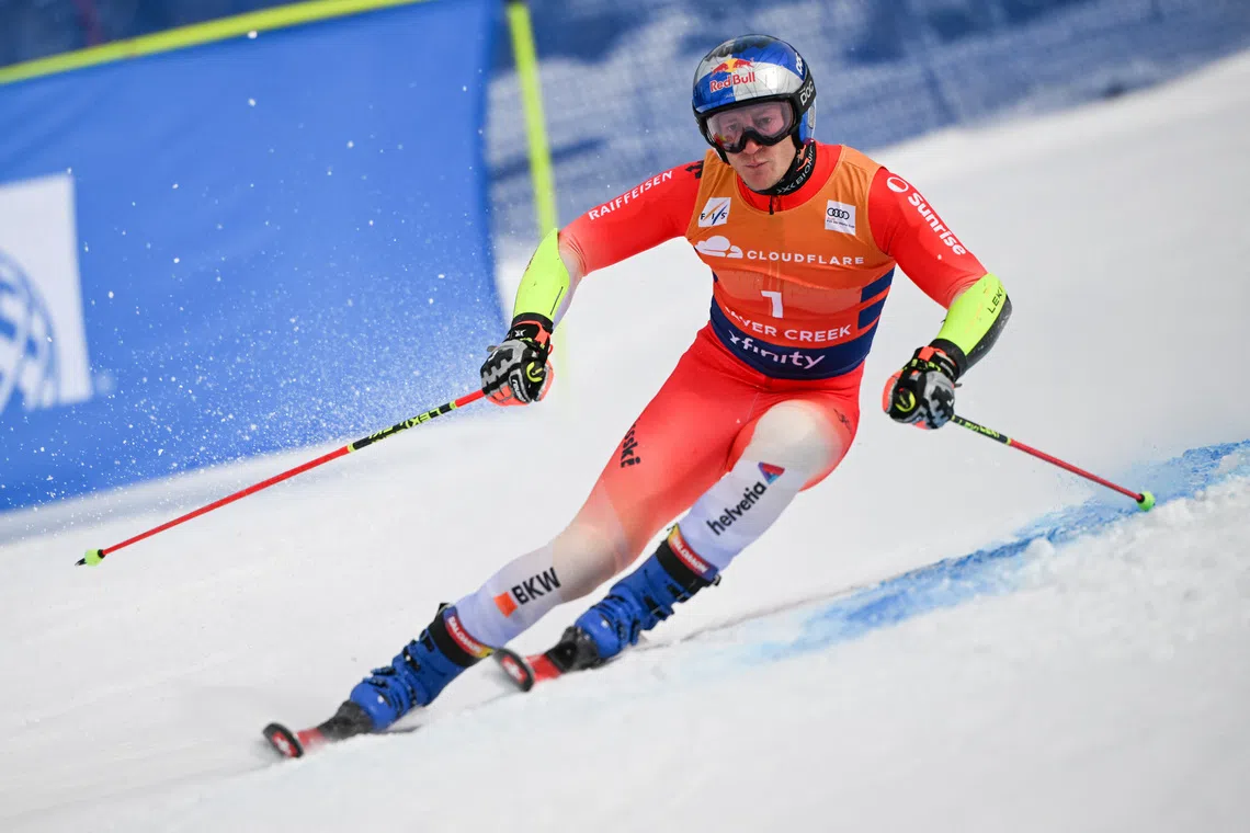 Alpine skiing-Odermatt wins men's World Cup giant slalom at Beaver Creek