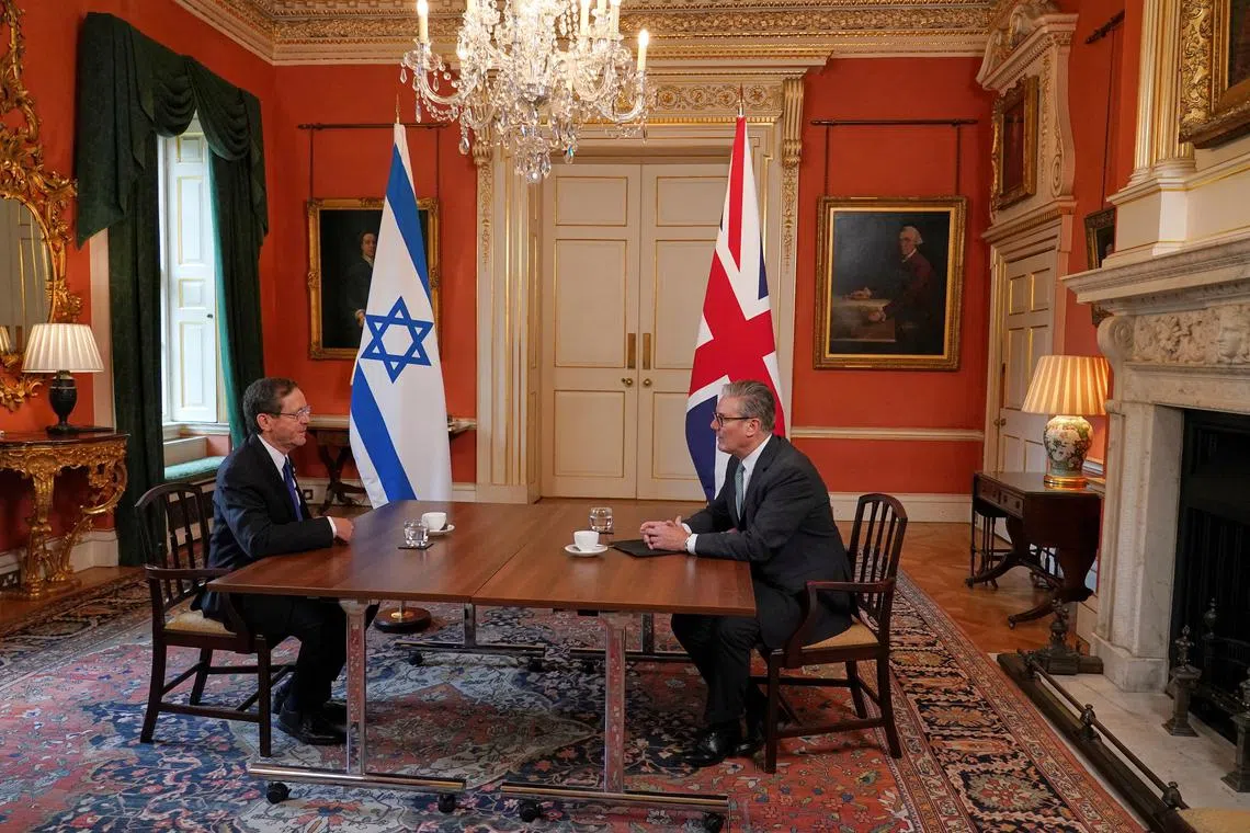 Britain in late August restricted official participation of Israeli government and military personnel at the event. 