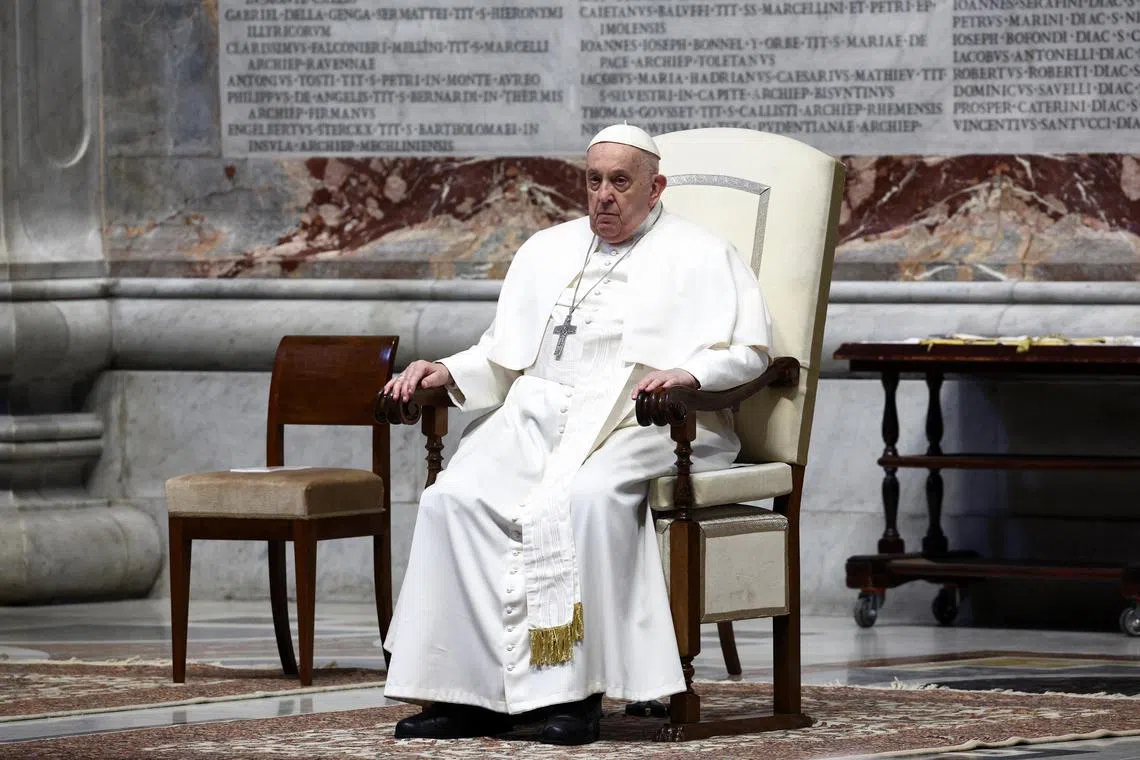 Pope Francis made his comments in an interview recorded in February with Swiss broadcaster RSI.