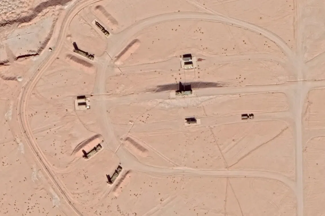 Images showed the precision attack on the 8th Shekari Air Base damaged or destroyed the “flap-lid” radar, which is used in S-300 air defence systems to track incoming targets. 