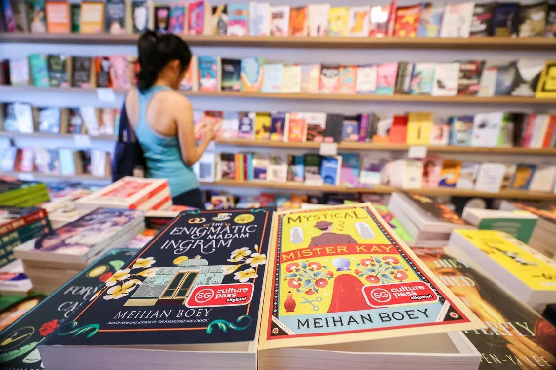 SG Culture Pass can be used for 1,500 SingLit titles at 40 bookstores from March 1