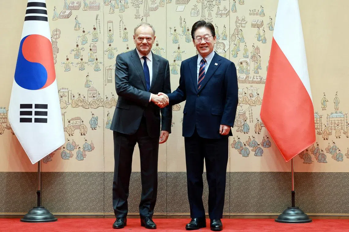 South Korea and Poland to upgrade ties as Tusk calls Seoul key ally after US