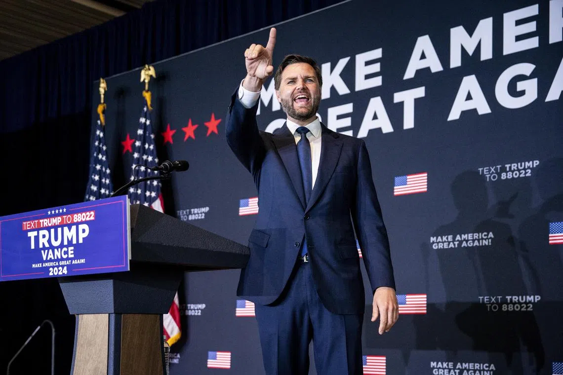 Mr Vance  applauded Trump’s reaction to cheating death at the hands of a gunman in Pennsylvania at the weekend. 