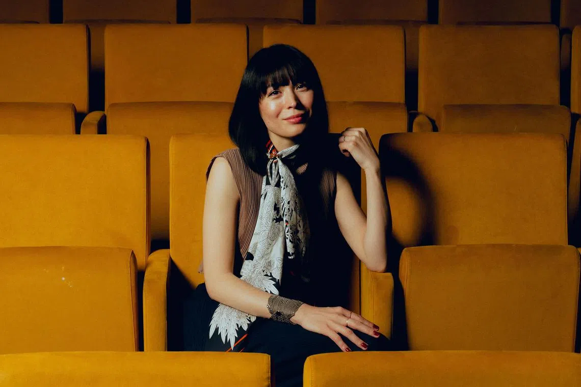 The pianist Alice Sara Ott at Steinway Hall in New York, April 1, 2024. 