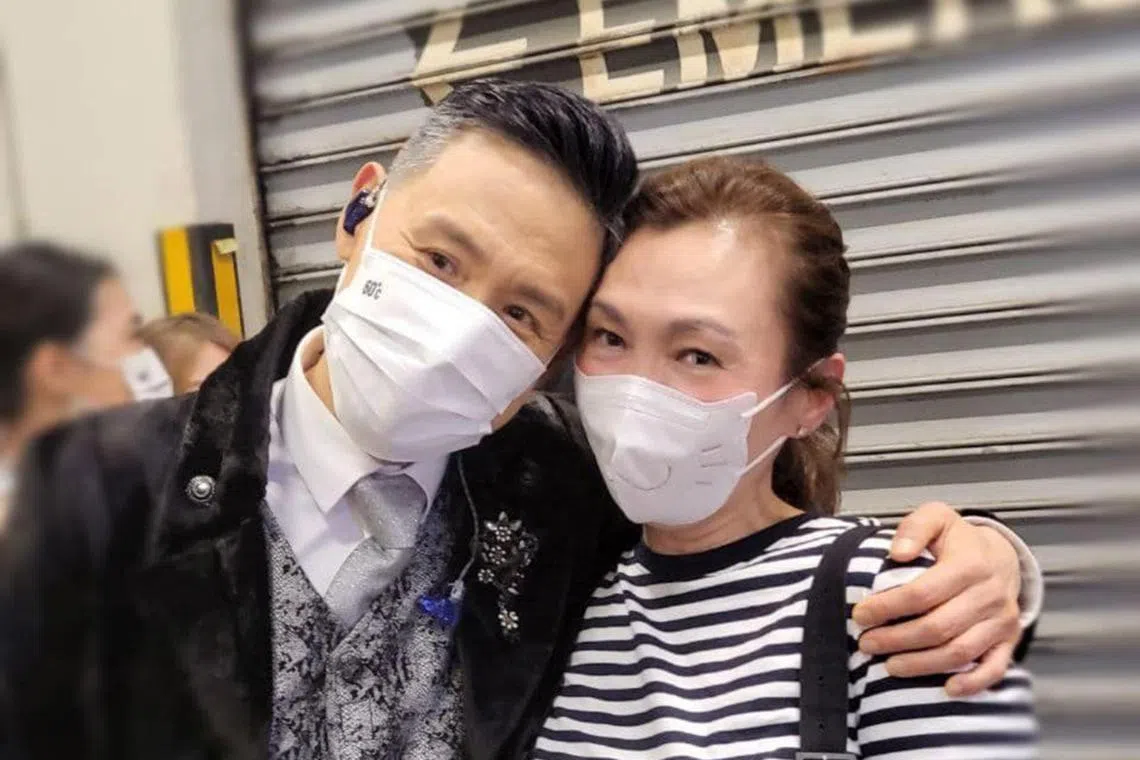 Kit Chan posted a photo with Jacky Cheung on social media on July 24, 2023.