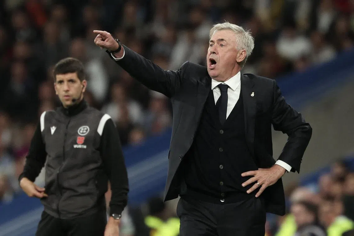 Real Madrid coach Carlo Ancelotti has been linked to the Brazil job but he has refused to comment on it.
