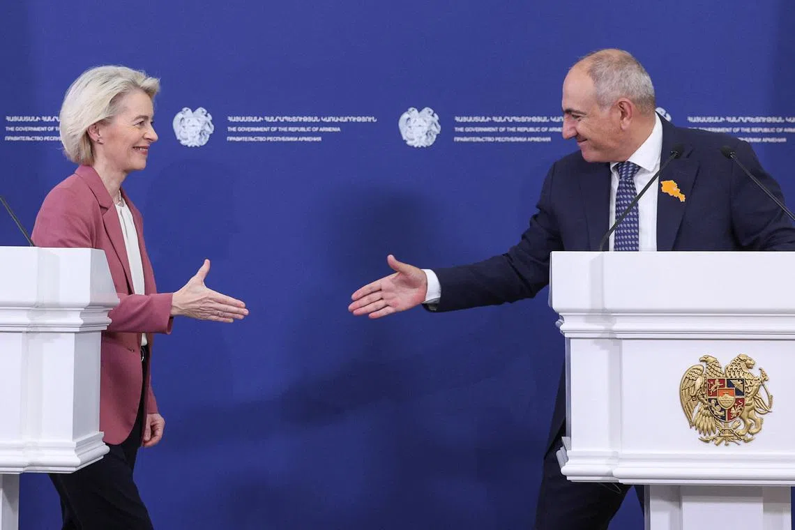 EU tells Armenia 'you can count on us' as Russia keeps up economic pressure
