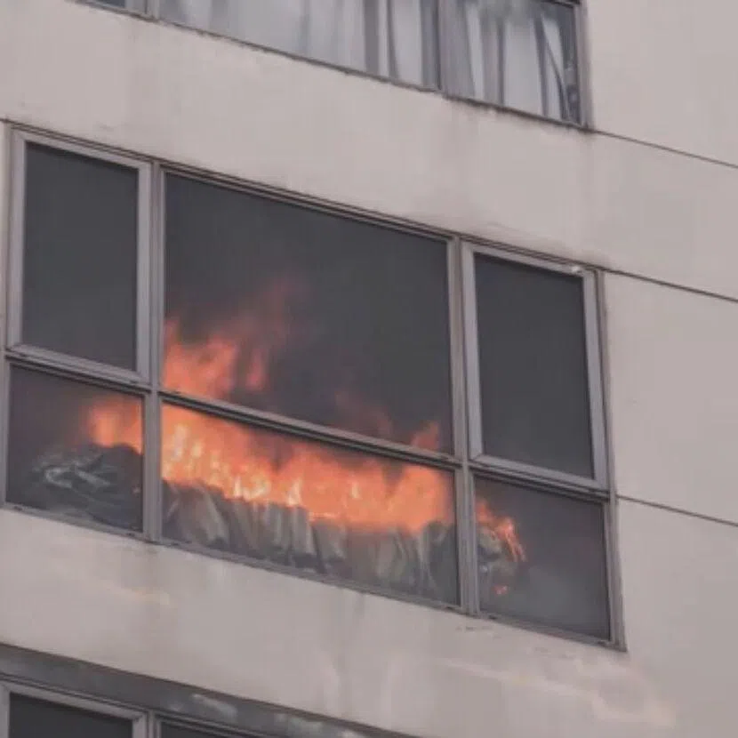 The fire occurred in a condo in Geylang on June 21.