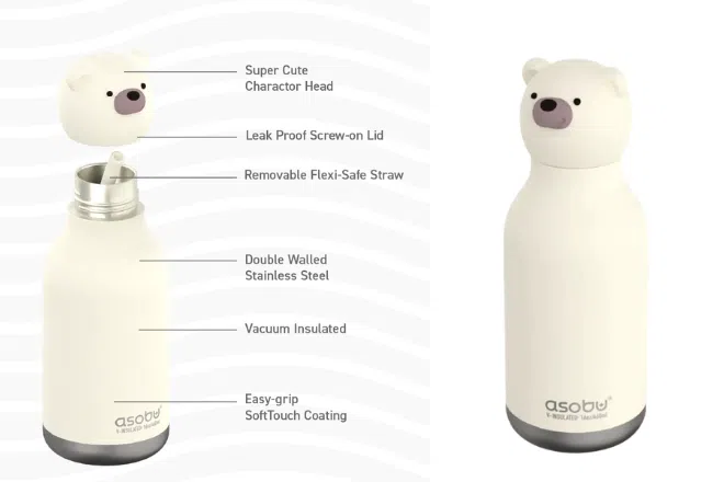 ASOBU Bestie Kids Thermal Water Bottle