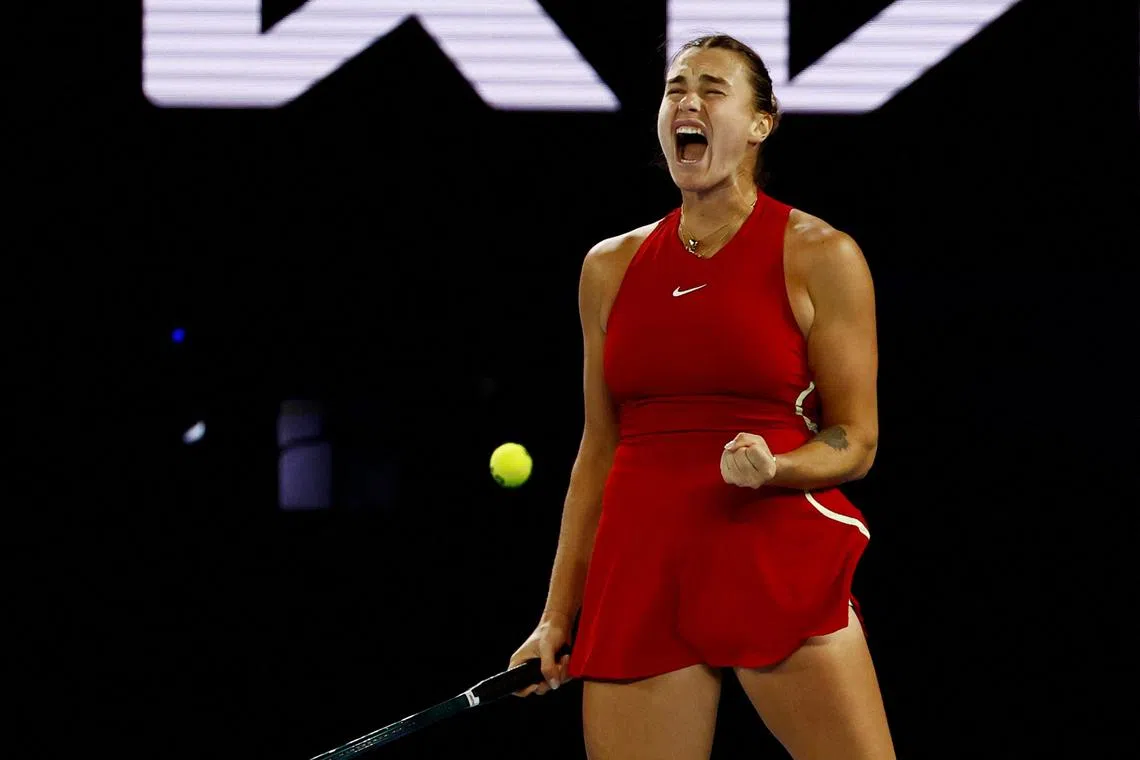 Belarus' Aryna Sabalenka is the first woman to retain the Australian Open singles title since compatriot Victoria Azarenka in 2013.