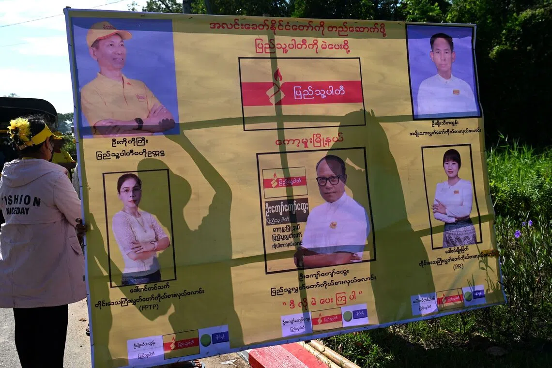Democracy watchdogs say Myanmar's junta-run vote is a charade to rebrand the rule of the military.