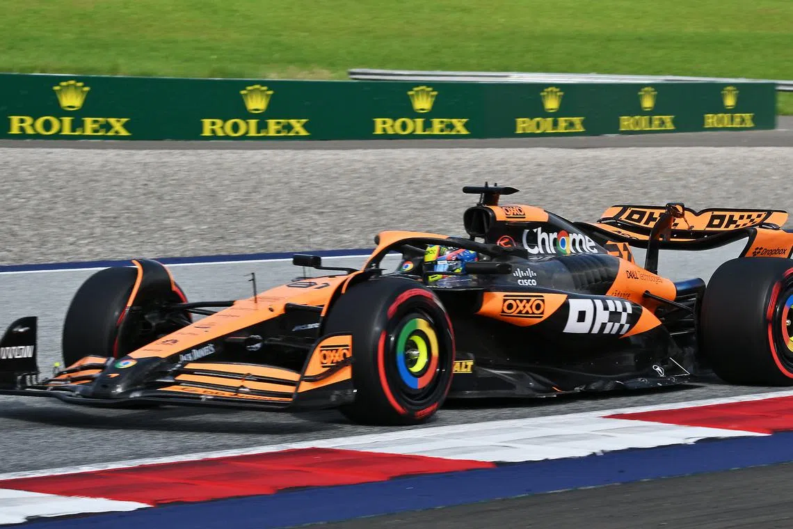 Formula One F1 - Austrian Grand Prix - Red Bull Ring, Spielberg, Austria - June 29, 2024 McLaren's Oscar Piastri during qualifying REUTERS/Elisabeth Mandl