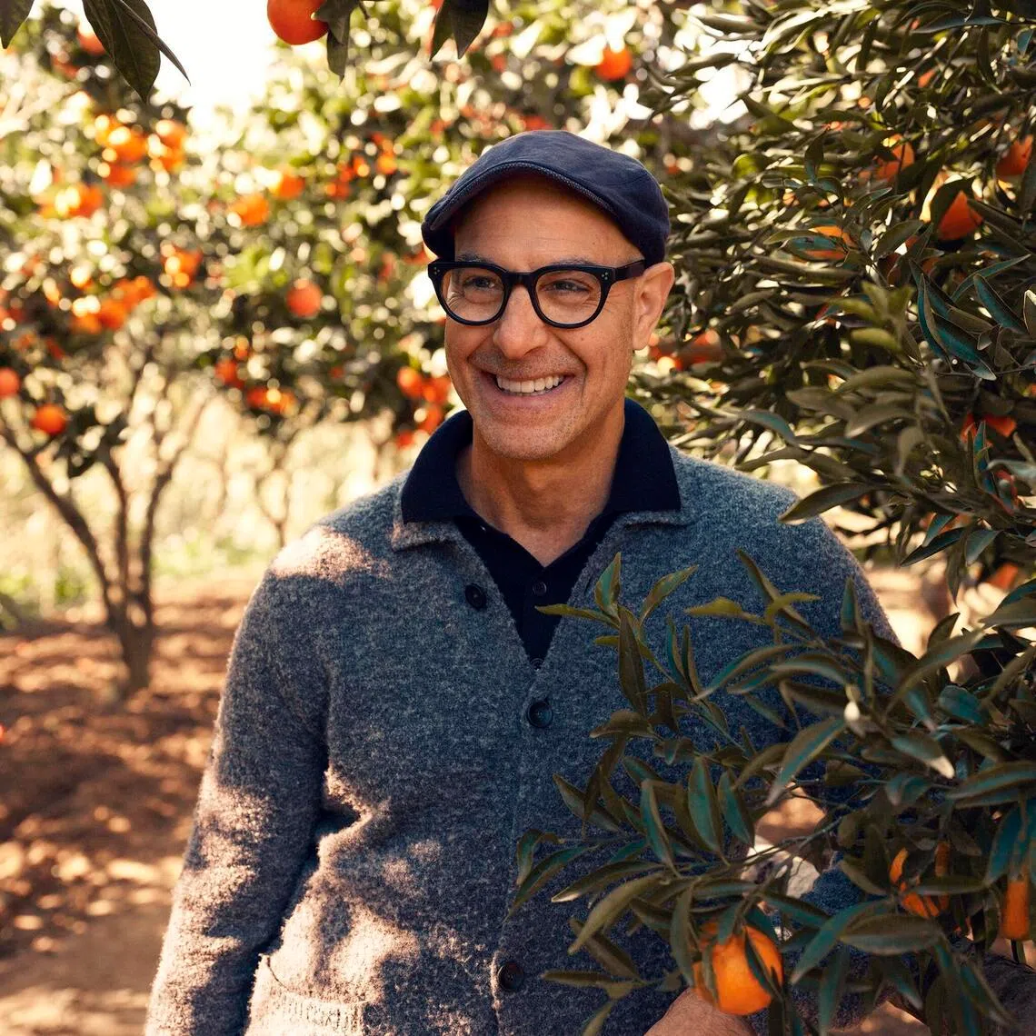 Stanley Tucci in an episode of Tucci In Italy set in Sicily. 