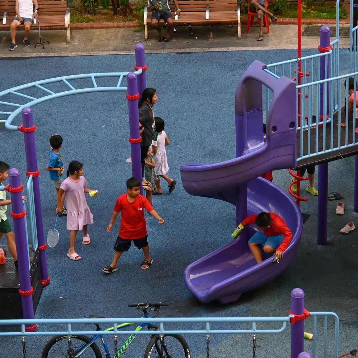 Looking at the changed playground and the children of 2025, the writer wondered how much they would grow up appreciating where Singapore had come from. 